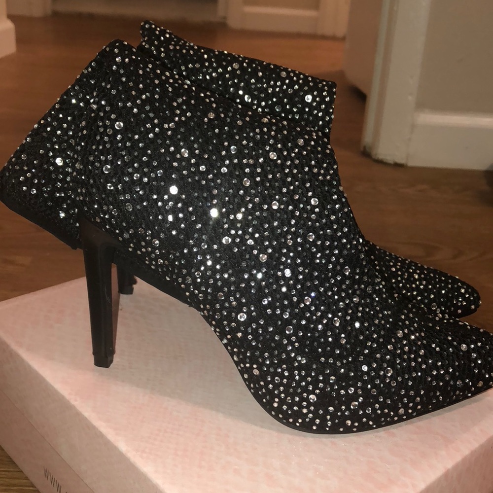 Cape Robbin rhinestone stretchy boots